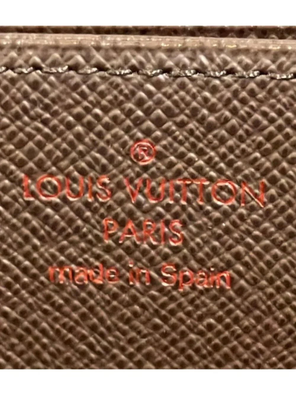 Louis Vuitton Zip Around Wallet Zippy Damier Ebene